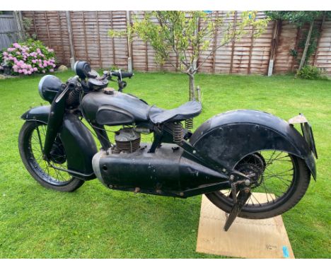1934 Francis Barnett Cruiser 249ccReg. no. CHK 592Frame no. EB30844Engine no. BYF951The Francis Barnett Cruiser was designed 