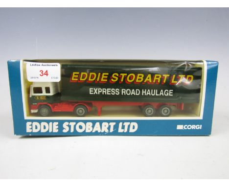 A boxed Corgi die-cast Eddie Stobart lorry