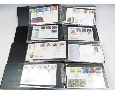 Four albums of First Day Covers