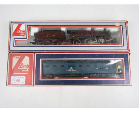 A boxed Lima Fife and Forfar Yeomanry locomotive, together with one other boxed locomotive and tender