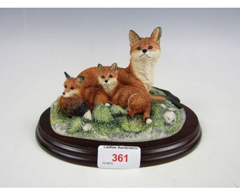 A boxed Border Fine Arts figurine Family Portrait BO038