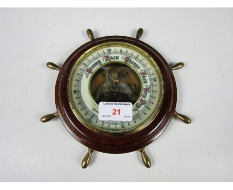 A ships wheel barometer