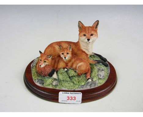 A Border Fine Arts figurine Family Portrait