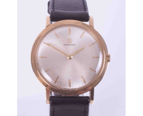 Omega, a gents manual wind wristwatch, boxed.Condition reports are offered as a guide only and we highly recommend that you i
