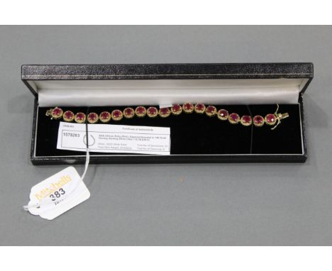 Ruby bracelet 
