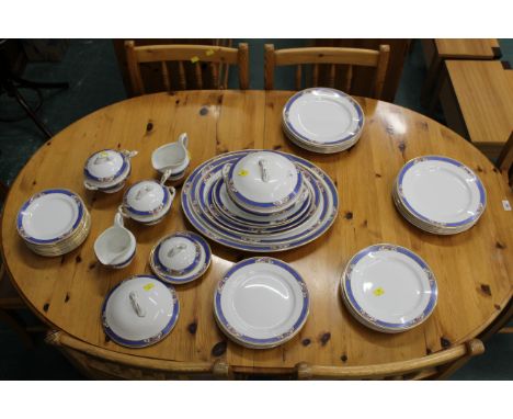 Imperial Porcelain Wedgwood Asia pattern part dinner service, tureens, tea plates, ashettes, sauce boats etc (approx 50 piece