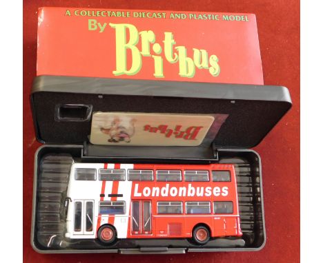 Britbus 1:76 scale boxed, Britbus model N6205 Scania Metropolitan double decker, excellent condition