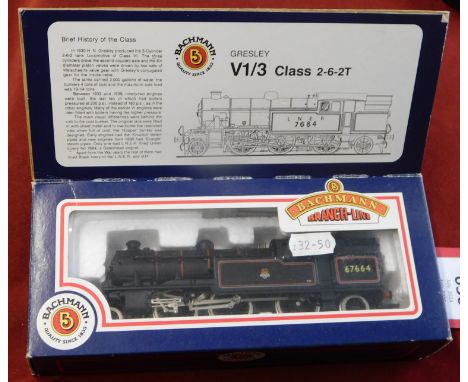 Bachmann Locomotive V1/3 '67664' BR black (Hopper Type Bunker) 2-6-2T (31-602) mint and boxed