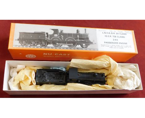 NU Cast Locomotive LNER/BR E4 Class GER T26 class 2-4-0 Passenger Engine,  boxed