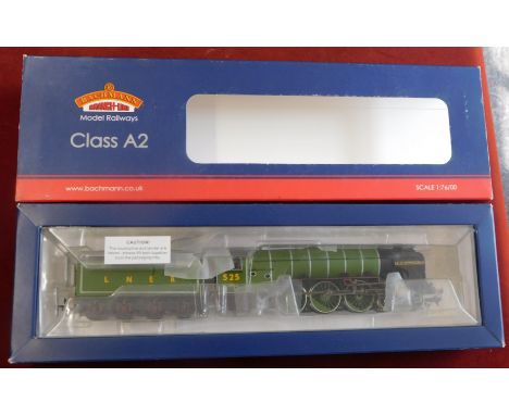 Bachmann Locomotive LNER 'Aqua Green' 525 AH Peppercorn Class A2 31-525 mint and boxed