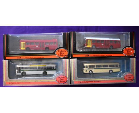 Gilbow (4) boxed Buses 1:76 scale vehicle no.16701, 16601, 33801, 35701, excellent condition