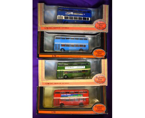 Gilbow (4) boxed Buses 1:76 scale vehicle no.18108B, 18205, 16525, 18203, excellent condition