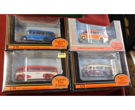 Gilbow (4) boxed Buses, 1:76 scale vehicle no.20135, 20118, 20701, 20106, excellent condition