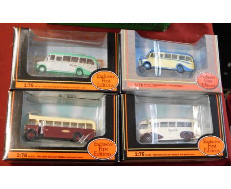 Gilbow (4) boxed Buses 1:76 scale vehicle no.20702, 20503, 20111, 20136, excellent condition