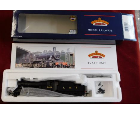 Bachmann Locomotive 32-827 Ivatt Class 2MT 2-6-0 6404, LMS black, mint and boxed