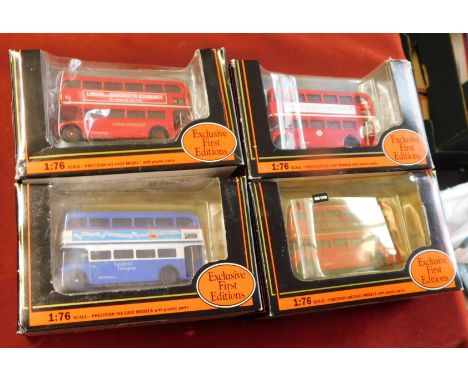 Gilbow (4) boxed, Buses 1:76 scale vehicle no.15622, 15628, 15608, 15604, excellent condition