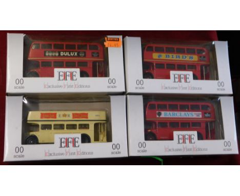 EFE Buses 1:76 scale (4) boxed Buses vehicle No.E10107, E10203, E10109, 10111, excellent condition