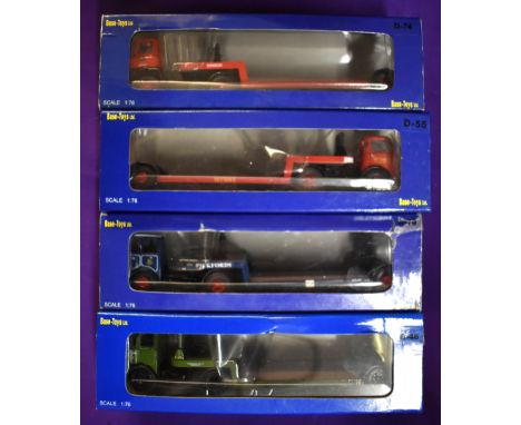 Base-Toys Ltd 1:76 scale (4) boxed Trucks/Lorries vehicle no.D70, D46, D74, D55 excellent condition