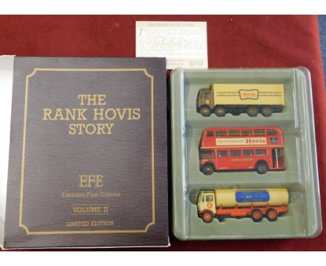 The Rank Hovis Story (Vol II) 1:76 scale (Limited edition) EFE certificate No.02722, 1 boxed set 3 commercial vehicles, excel