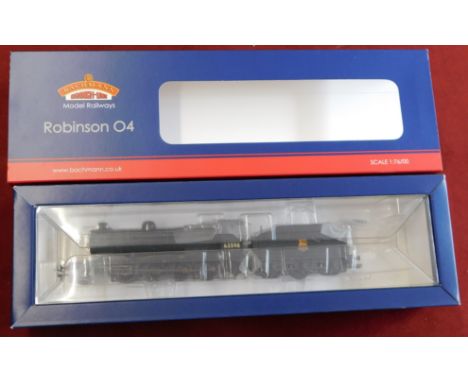 Bachmann Locomotive 31-004 Robinson BR black early emblem 04-63598, weathered, mint and boxed