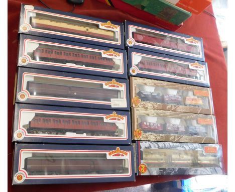 Bachmann Coaches &amp; Wagons includes 34-605 MK1 Suburban, 34-628 MK1 Suburban Brae, 34-651 63' Full Brake, 34-654 63' Full 