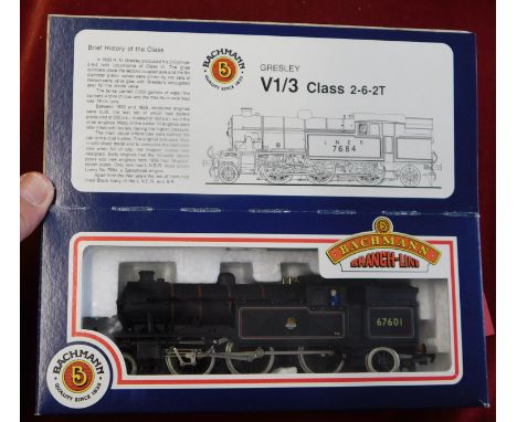Bachmann Locomotive 31-601 V1/3 '67601' BR black 2-6-2T mint and boxed