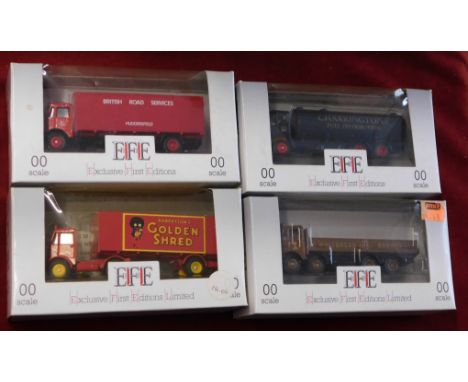 EFE vehicle 1:76 scale (4) boxed Trucks/Lorries vehicle no. E10503, E10802, E10502 12701 excellent condition