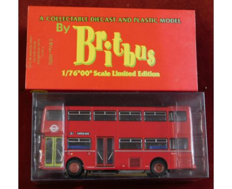 Britbus 1:76 scale boxed, Britbus model N6212A Scania Metropolitan double decker, excellent condition