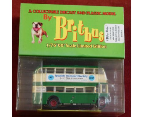 Britbus 1:76 scale boxed, Britbus model No.AE-03 AEC Regent 111, double decker, excellent condition