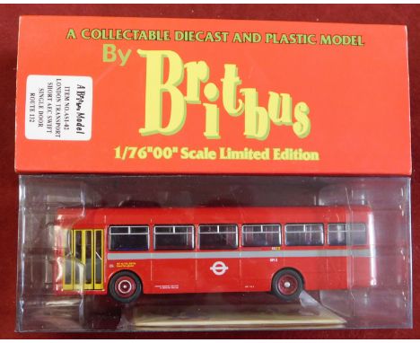 Britbus 1:76 scale boxed, Britbus model No.AS1-02 London Transport, single decker, excellent condition