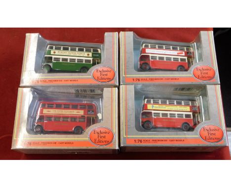 Gilbow (4) boxed Buses 1:76 scale vehicle no.27809, 27809, 27810A, 27812, excellent condition