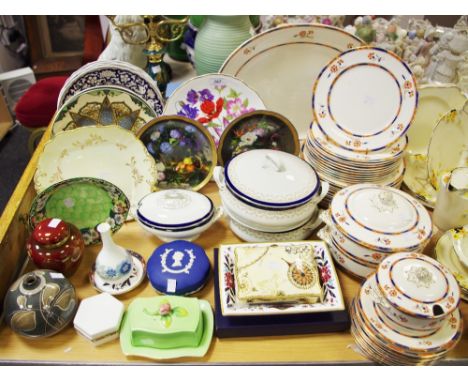 Decorative Ceramics - Royal Worcester Prince Regent tray,boxed; Maling; Crown Devon; Denby; Poole; Coalport; Corn flower patt