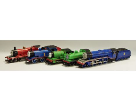 A Hornby Dublo Thomas the Tank Engine No.1, locomotive; others including Gordon &amp; tender, James the Red Engine &amp; tend