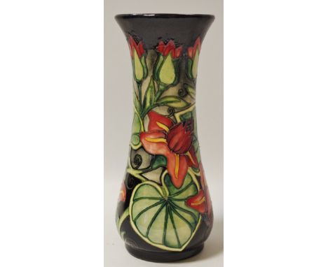 A Moorcroft Water Lilly pattern vase 