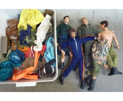 Action Man figures, clothing and accessories
