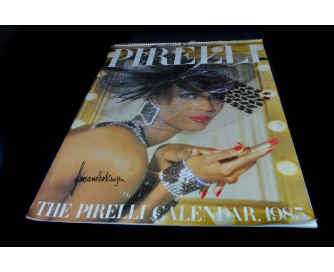 Automobile Motoring Interest - The 1985 Pirelli calender signed and photographed by Norman Parkinson, including clothes by fo