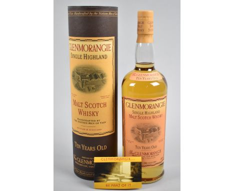 A 1lt Bottle of Glenmorangie Single Malt Scotch Whisky, Ten Years Old, in Carton 