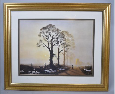 A Gilt Framed Coulson Print, 39x29cm 