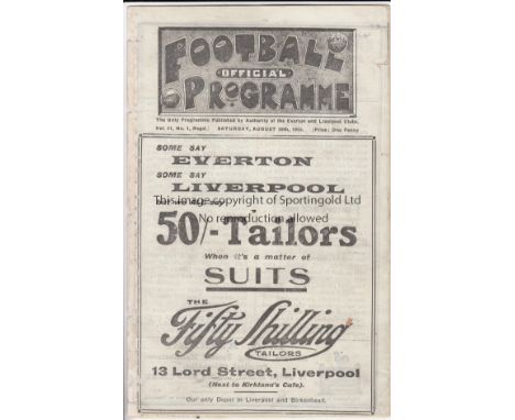 EVERTON - SHEFFIELD UTD 1925-26   Everton home programme v Sheffield Utd, 29/11/1925, also covers Liverpool Res v Shef Wed Re