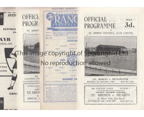 SCOTTISH FOOTBALL PROGRAMMES     Approximately 60 programmes from 1960's onwards including home and away International progra