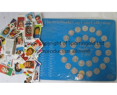 CIGARETTE CARDS   A collection of over 400 cigarette cards of footballers to include A & B C, Chix, Soccer Bubble Gum and sev