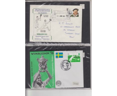 WIMBLEDON TENNIS   Official Wimbledon Lawn Tennis Museum binder containing certification relating to limited edition number 2