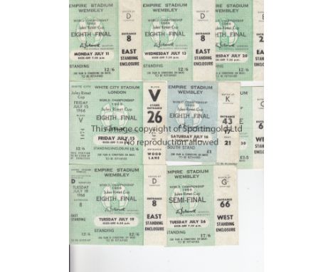 1966 WORLD CUP TICKETS         A season ticket wallet, a season ticket cash receipt and an FA receipt plus 8 tickets for the 