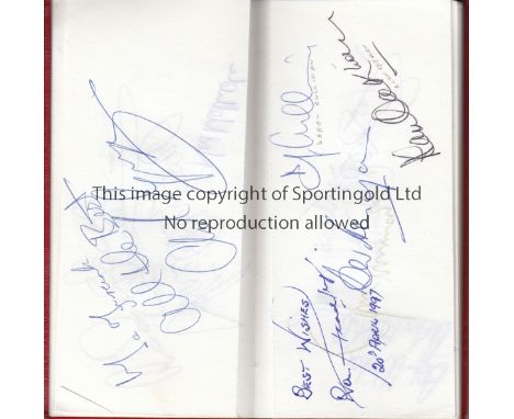 AUTOGRAPHS    A collection of 265+ autographs in an autograph book mostly cricketers but also some entertainers, other sports