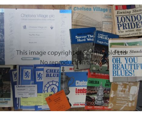 CHELSEA MISCELLANY   A collection of Chelsea miscellany to include Chelsea Books No 1 and 2 from 1970 and 1971, Ossie the Wiz