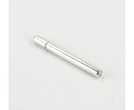 Antique silver needle case holder / needle case, Round model. Amsterdam last:L:1770. Some dents and won't open. 8 cm. about 1