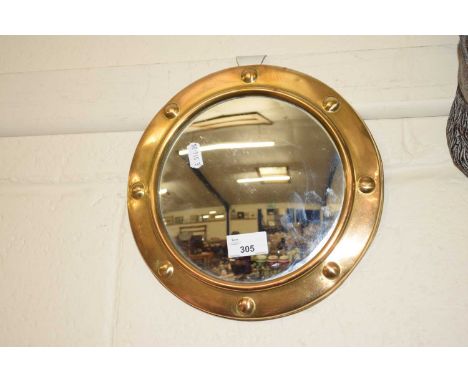 Small porthole type mirror