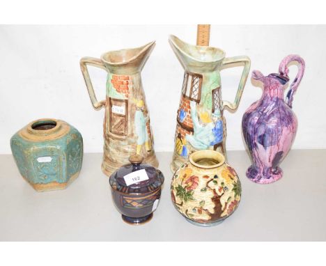 Mixed Lot: H J Wood novelty jugs and other ceramics