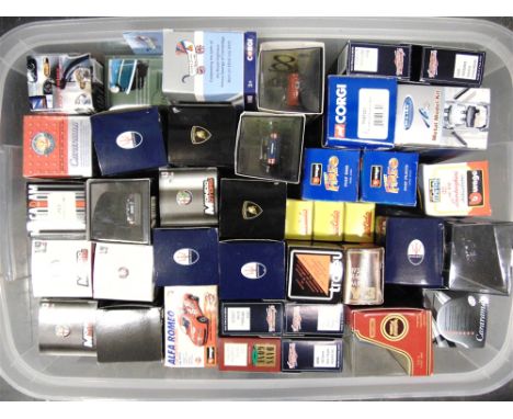 THIRTY-NINE ASSORTED DIECAST MODEL VEHICLES  by Solido, Bburago, Mondo Motors, Cararama and others, each mint or near mint an