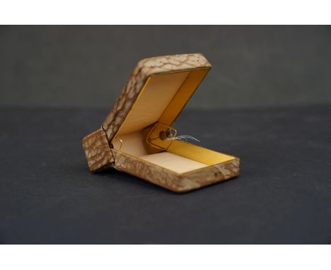 A mid 20th century Aspreys leather playing card or cigarette case